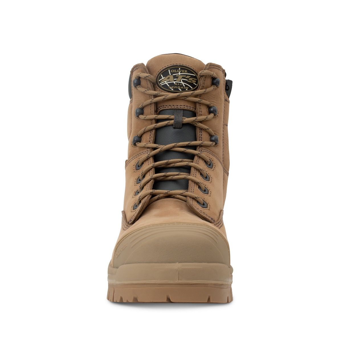 Oliver - 150mm Zip Sided Safety Boots Stone - 45 652z