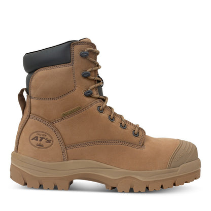 Oliver - 150mm Zip Sided Safety Boots Stone - 45 652z