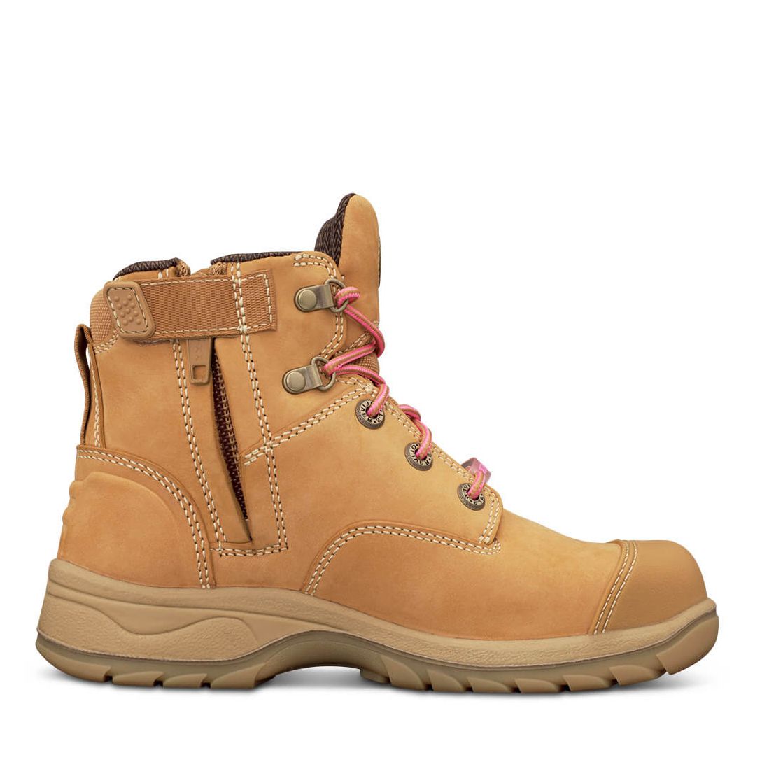 Oliver - Woman's Wheat Zip Sided Boot 49-632z