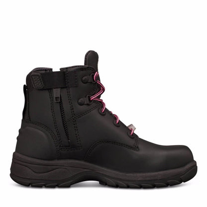 Oliver - Woman's Black Zip Sided Boot 49-445z